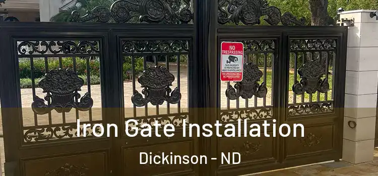 Iron Gate Installation Dickinson - ND